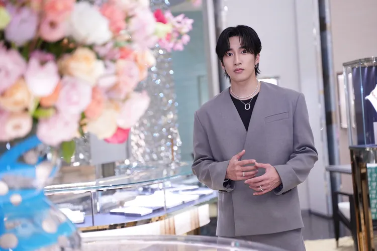 婁峻碩甜蜜表示「感情已經鎖住了」。彭欣偉攝