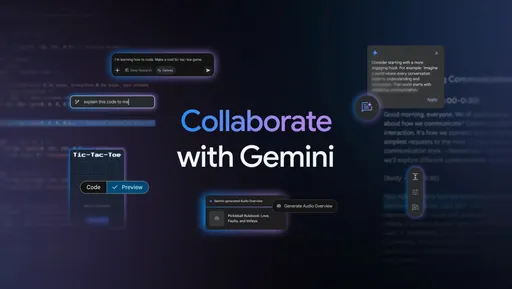 Gemini新功能上線!Canvas讓AI共筆 音訊總覽秒變Podcast