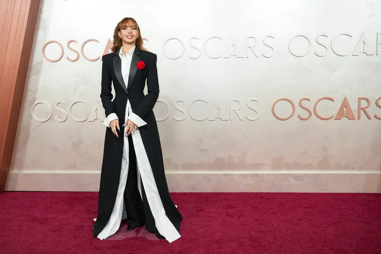 Lisa首度來到奧斯卡舞台。美聯社