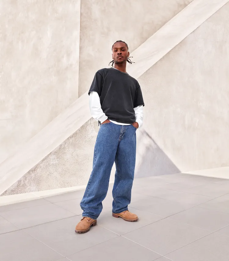 Gap春季男裝主打錐形牛仔褲與90年代復古木工牛仔褲。品牌提供