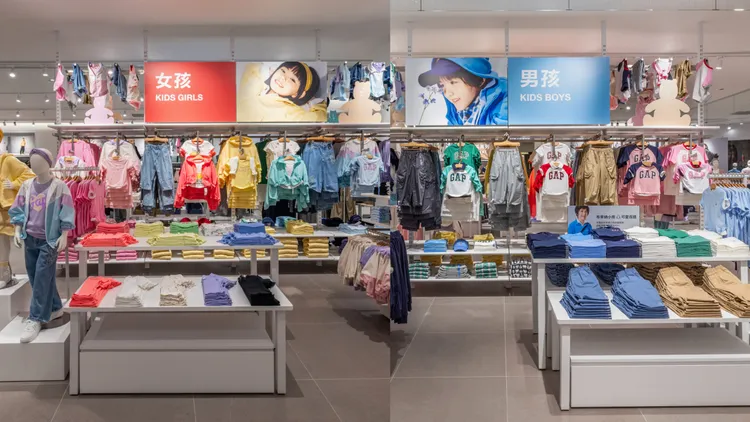 就連男女童裝都相當齊全。品牌提供