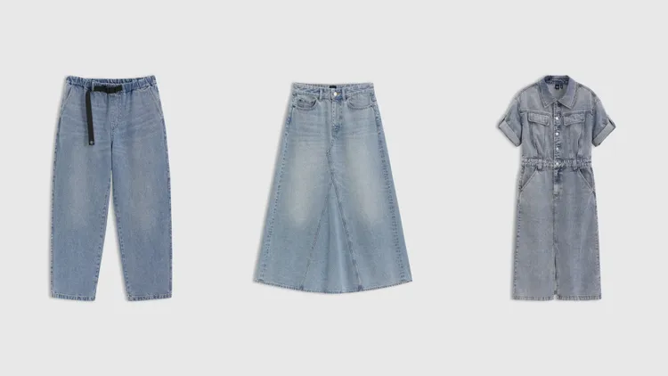 Gap春季帶來一系列時髦剪裁的丹寧服裝。品牌提供