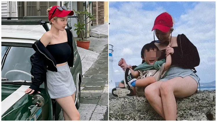 「樂天女孩」前成員李芳離婚後，期許自己不只是孩子的榜樣，更是自己的主人。翻攝李芳臉書