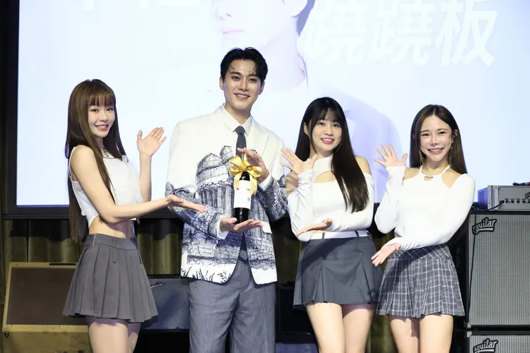 李唯楓今出席單曲記者會。彭欣偉攝