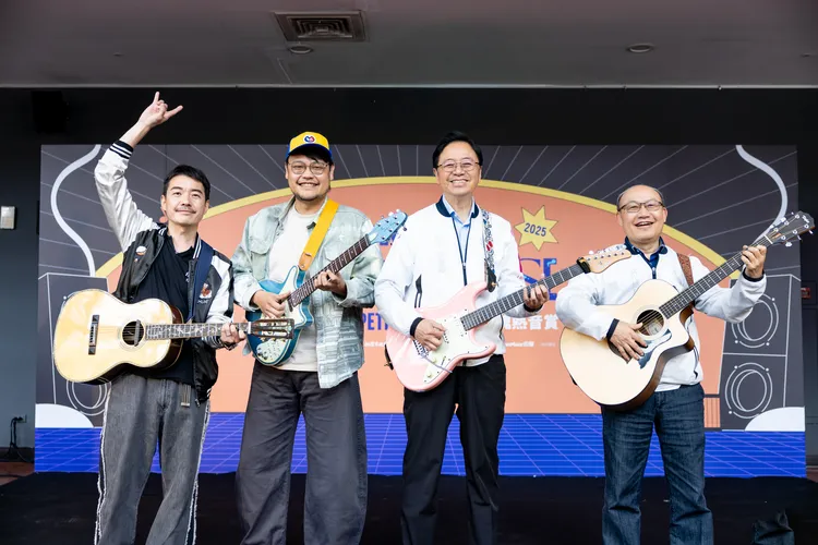 「桃園鐵玫瑰熱音賞」12日在桃園展演中心辦理徵件記者會。新視紀整合行銷提供