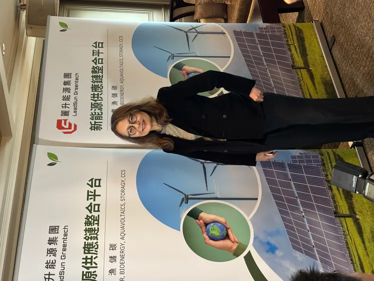 麗升能源董事長林麗珍。麗升能源提供