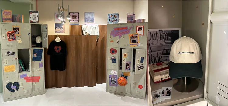 UR LIVING南西三店設有SQUAREBEAR聯名限定佈置。品牌提供