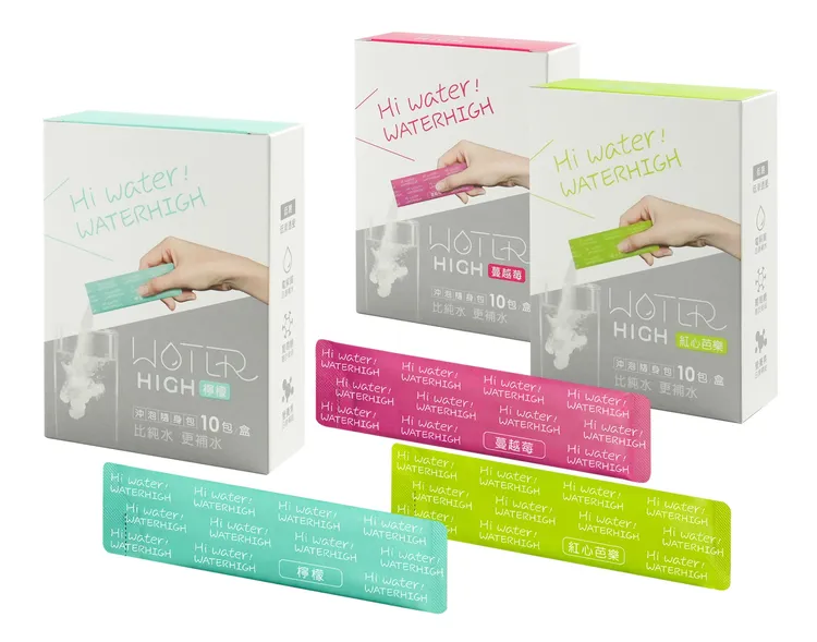 WATERHIGH電解質沖泡粉目前有檸檬、蔓越莓、紅心芭樂3種風味。中衛提供