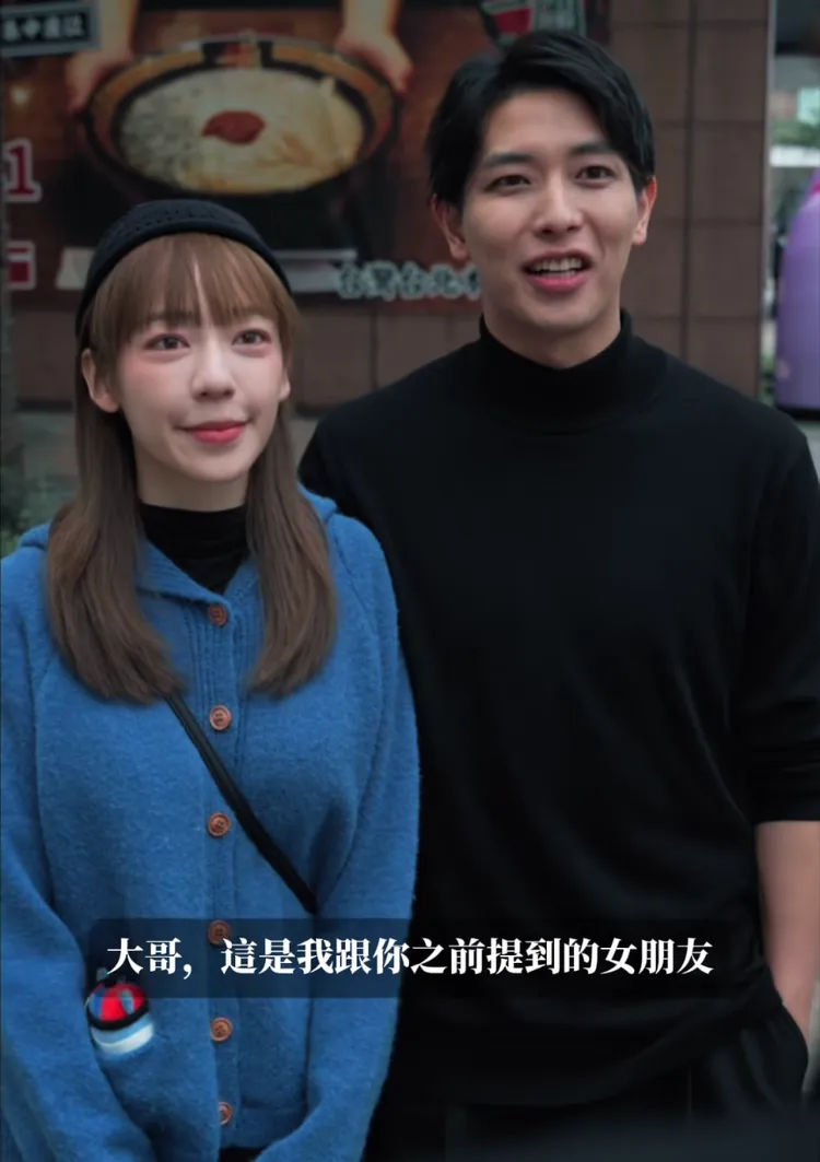 陳天仁（左）和一樹一起拍短片就演一對情侶。翻攝自陳天仁IG