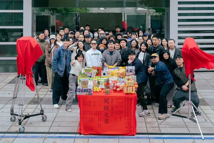 《鬼牽手》舉行開鏡儀式。網銀國際影視提供