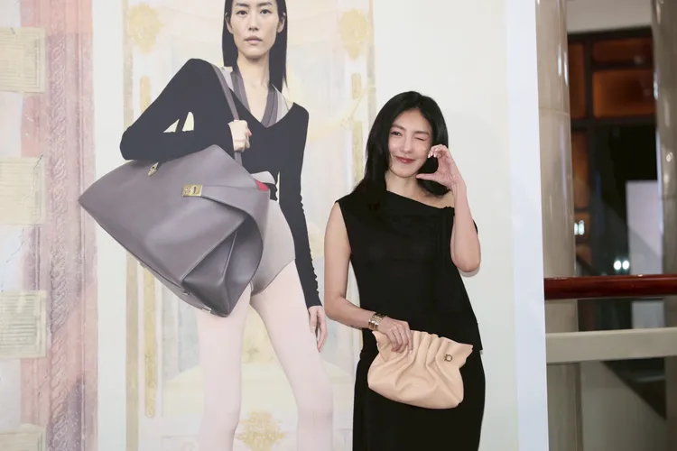 同場的台灣女星楊謹華。彭欣偉攝