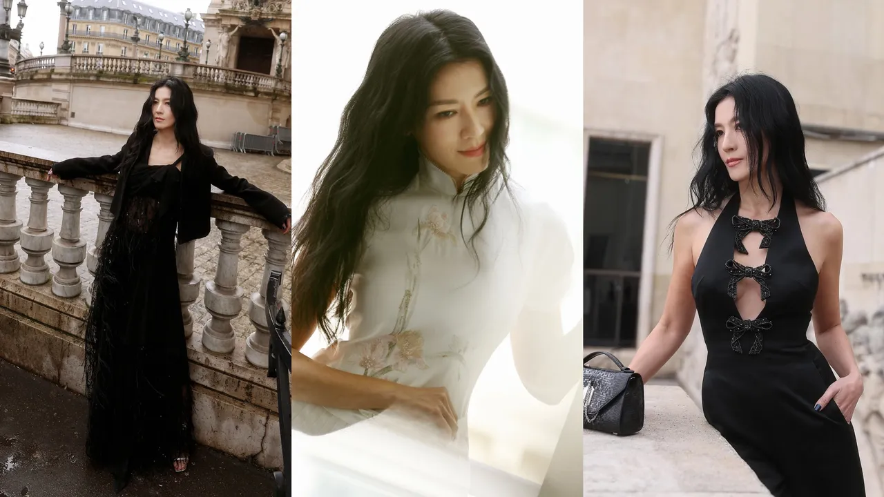 林熙蕾釋出了更多在巴黎身著夏姿服裝的美照。翻攝IG