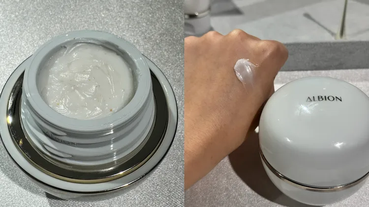 ALBION匠心凝時之霜當中有24K金。張家玲攝