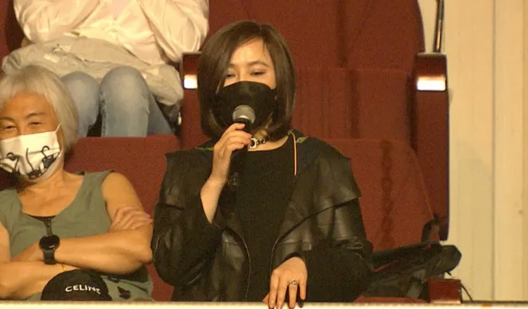 江蕙2023年曾在張清芳的演唱會包廂再開金口。上引娛樂提供