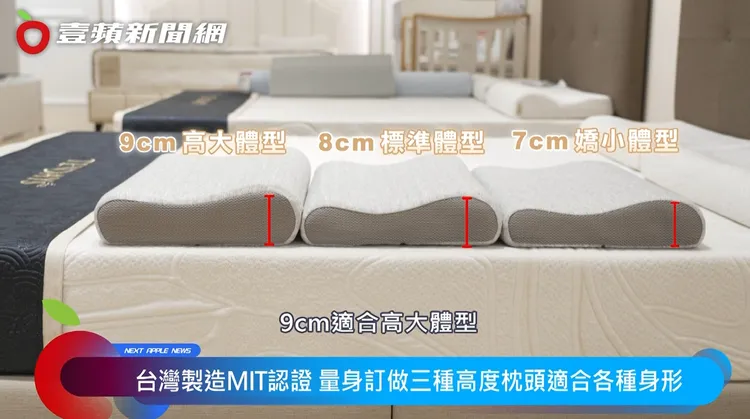 量身打造三種高度，給每一位媽媽最剛好的肩頸支撐