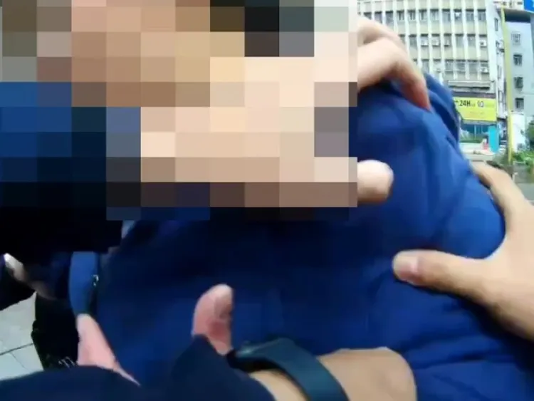 廖女被警方逮捕。桃園警分局提供