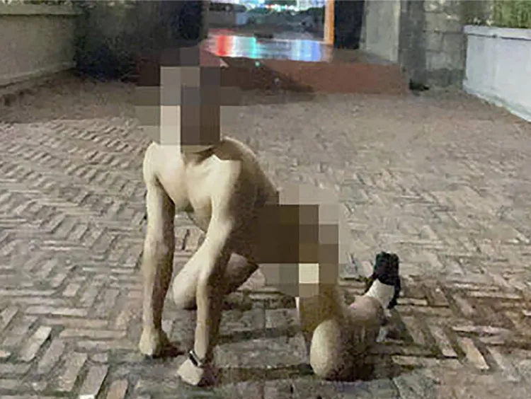 男子是普通上班族，稱自拍這些照片只是為了抒壓跟興趣。取自Ｘ