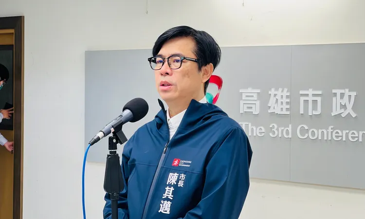 陳其邁希望螺絲業者能提早適用政府相關因應方案。翻攝畫面