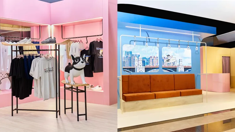 快閃店結合多元場景構築出城市與海邊旅遊的漫遊氛圍。品牌提供