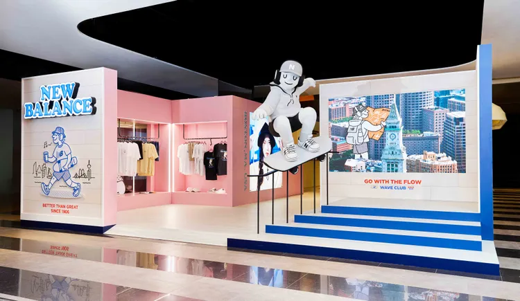 New Balance在台北信義A11打造《NB BOY夏日樂遊站期間限定快閃店》。品牌提供