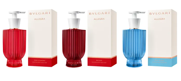 寶格麗Allegra香氛沐浴膠，250ml／2350元。品牌提供