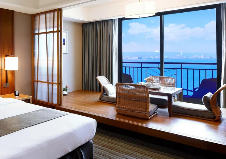 淡水福容海景和式房。業者提供