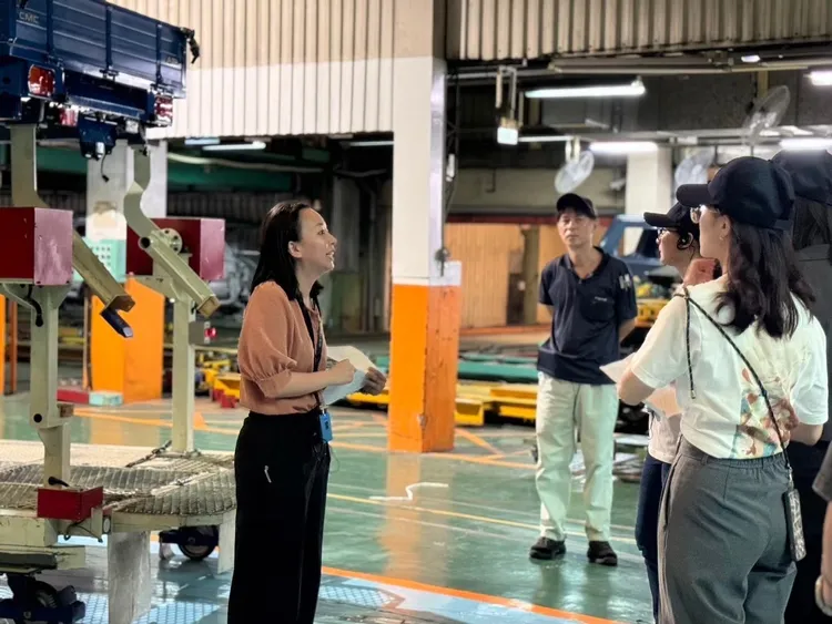 中華汽車產線導覽豐富有趣，提供喜歡汽車業學子職涯探索機會。業者提供