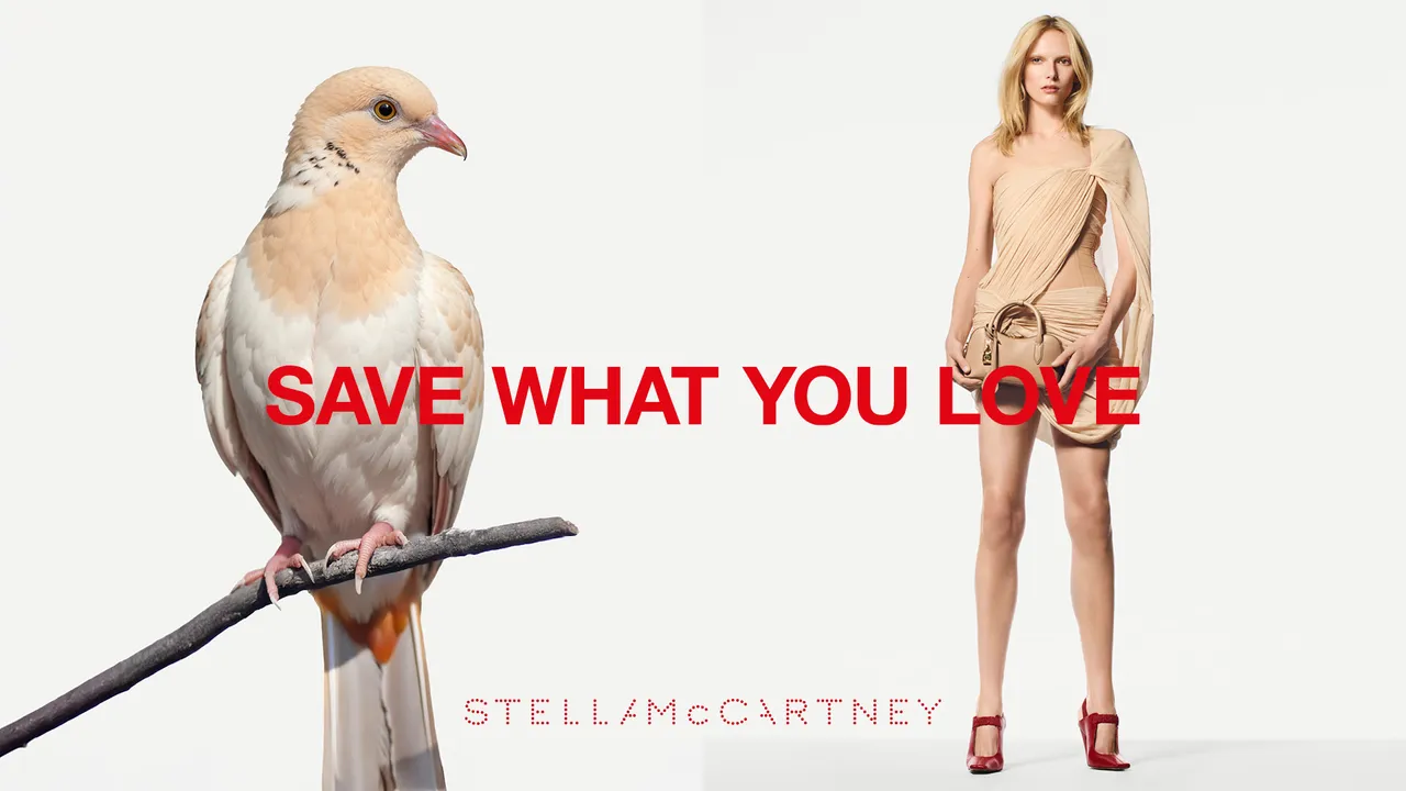 Stella McCartney 2025夏季广告。品牌提供