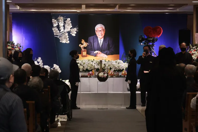 李贊庭告別式。彭欣偉攝