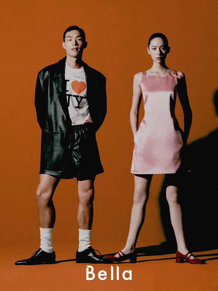 林奕嵐、牧森登雜誌封面 。Bella儂儂提供