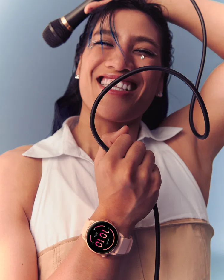 Garmin 邀請擁有「拳擊女王」美稱的國手陳念琴作為正「念」女力代表。業者提供