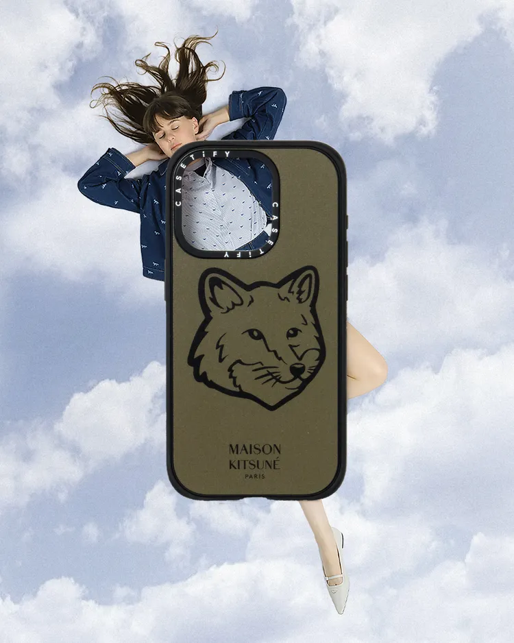 Maison Kitsuné經典的狐狸圖騰以單色設計演繹。品牌提供