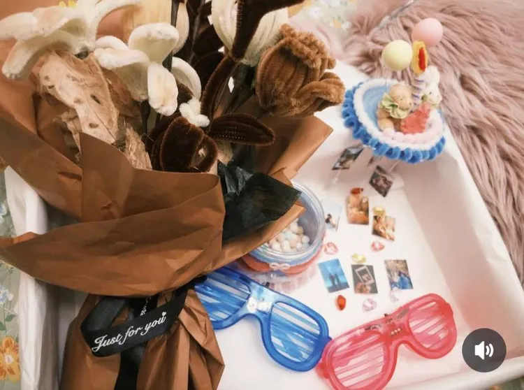 曹佑寧曬出女友送的禮物。翻攝曹佑寧IG