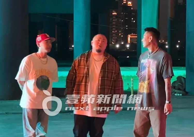 頑童3人在拍片現場有說有笑。特勤中心攝