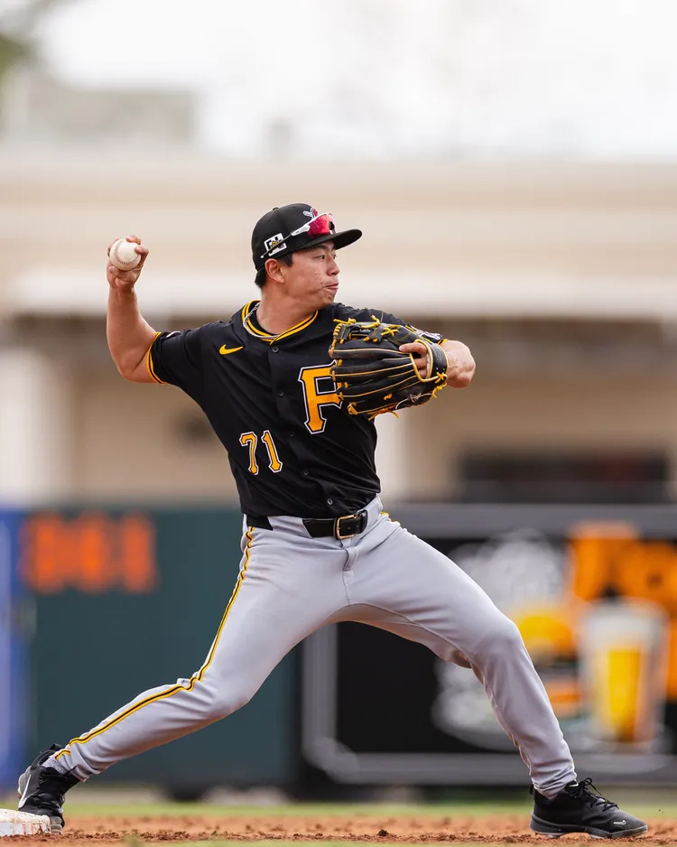 鄭宗哲防守出色。  翻攝@YoungBucsPIT  X