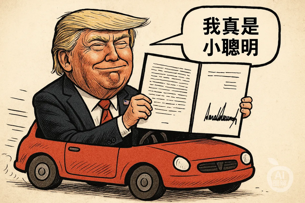 川普真會讓自己開心