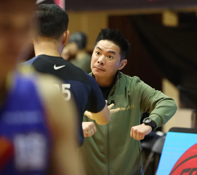 台啤籃球隊目前總教練是劉孟竹。籃協提供