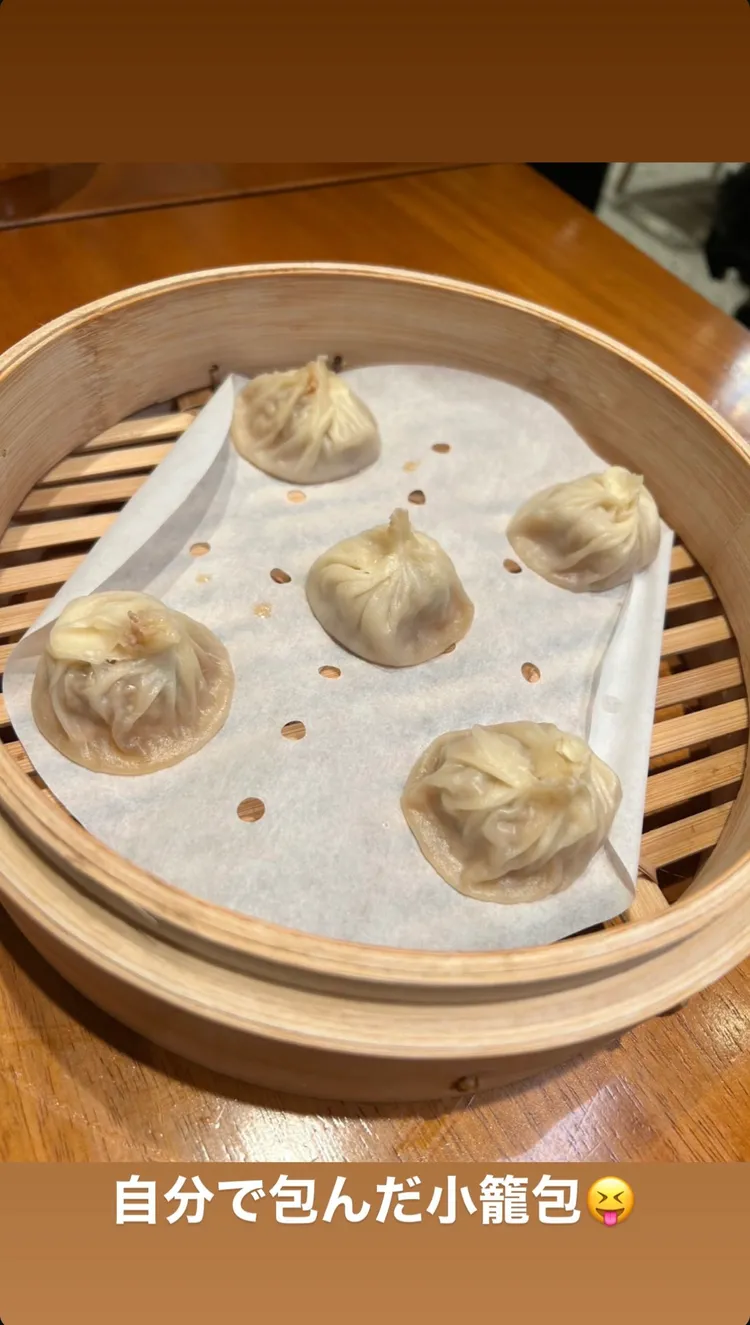 木村拓哉回到飯店後，在限動po出自己親手包的鼎泰豐小籠包。翻攝木村拓哉IG