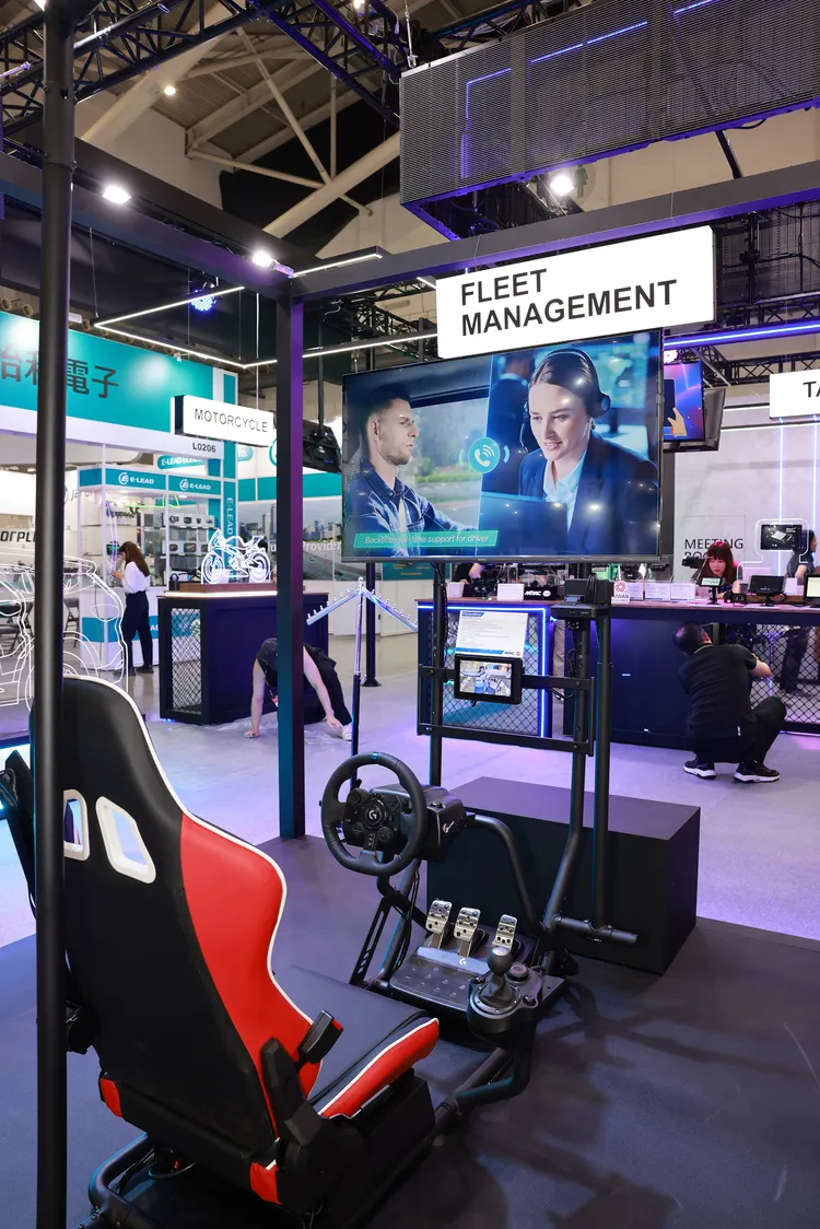 七路影像整合的智慧車隊管理解決方案。神達數位提供