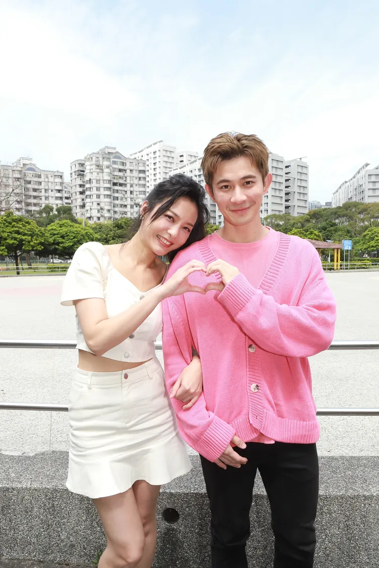曾子益和何蓓蓓首次合作就演情侶。民視提供