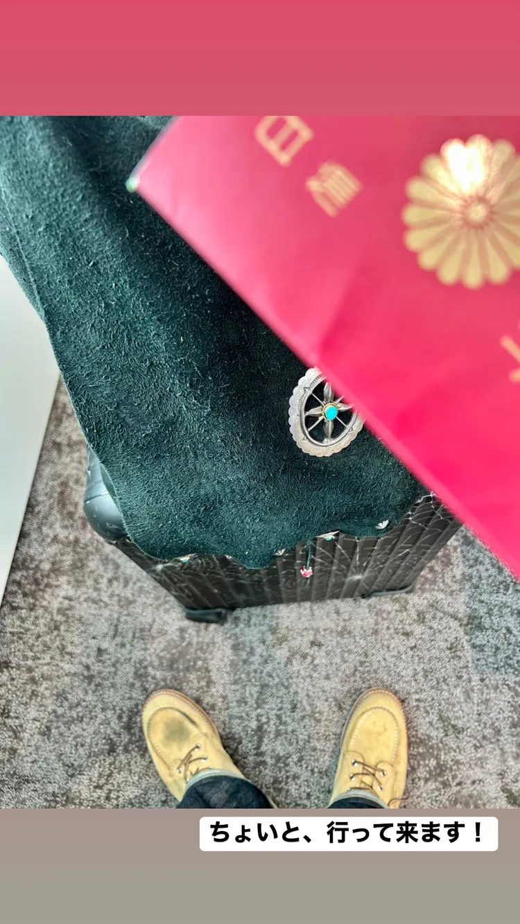 木村拓哉分享護照報平安「我去一下就回來」。翻攝木村拓哉IG