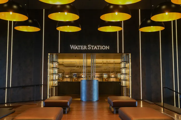 「WATER STATION」隨時為旅人「奉茶」補充水分。田欣雲攝影