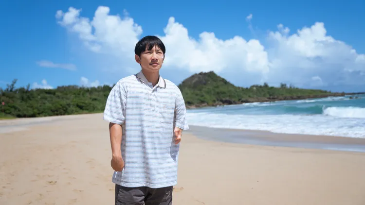 蔡昌憲首次詮釋身障人士。大愛提供