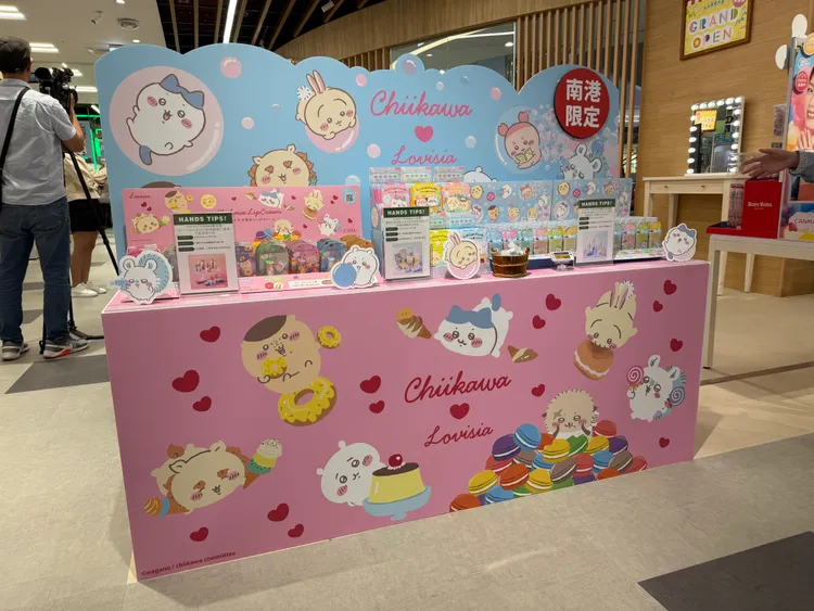 台隆手創館南港獨家引進吉伊卡哇系列生活好物。林浩昇攝