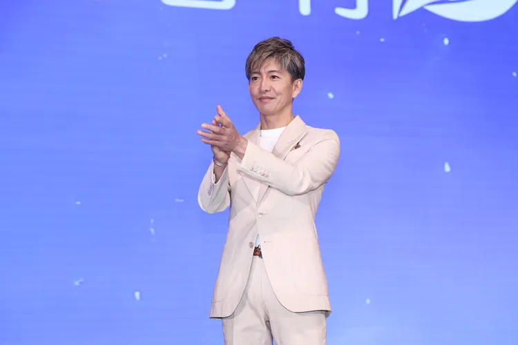 木村拓哉親和力爆表。彭欣偉攝