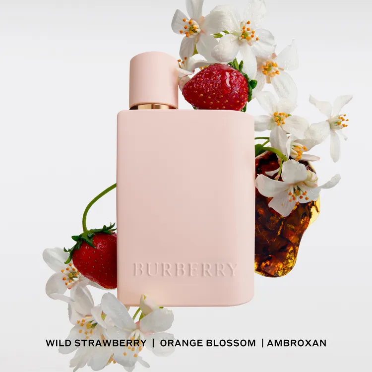Burberry Her女性極致淡香精，30ml／3200元、50ml／4600元、100ml／6500元。品牌提供