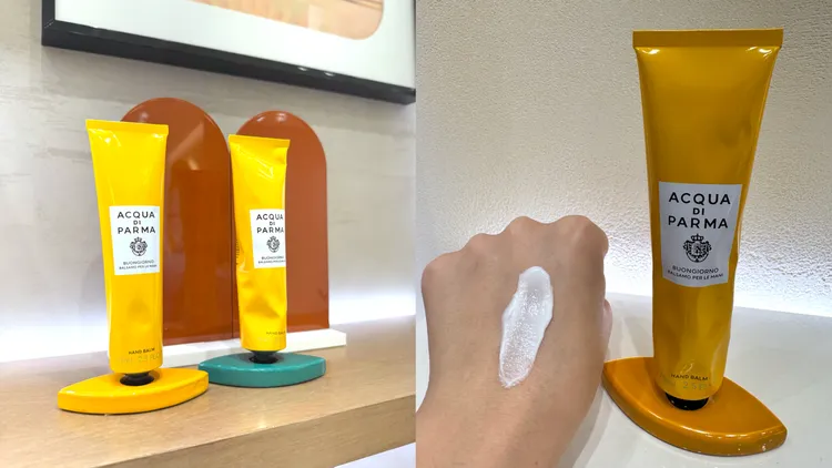 帕爾瑪之水早安淡香精護手霜，75ml／2000元。張家玲攝