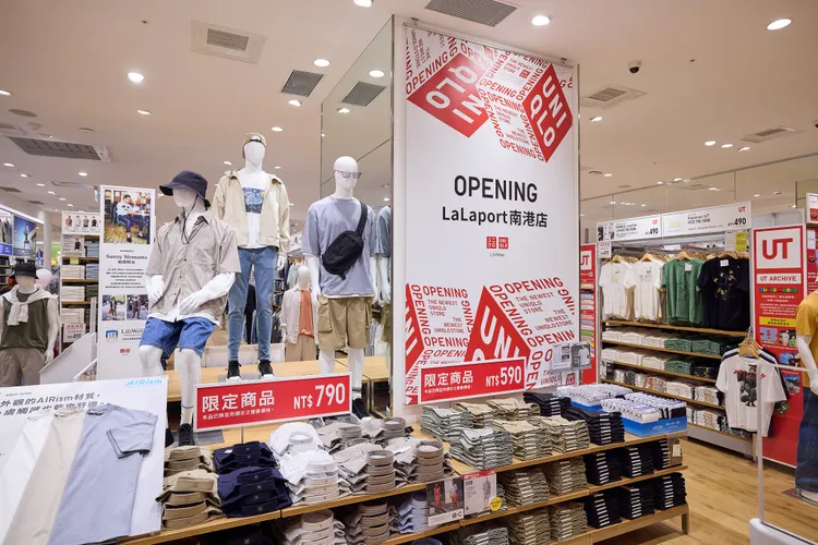 UNIQLO位於南港LaLaport的門市佔地220坪。品牌提供