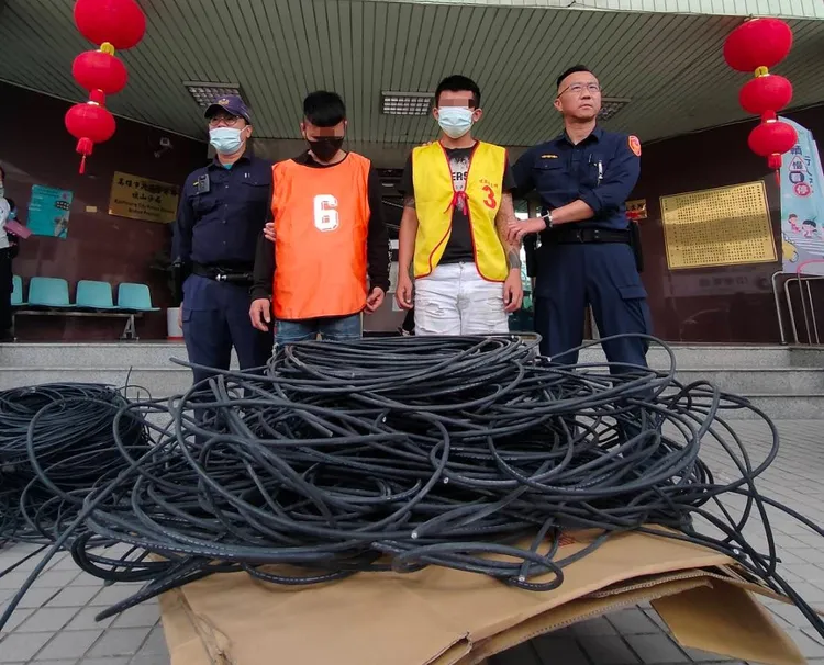 光電業者遭竊電纜，報案卻遭員警推託，警方將展開調查。翻攝畫面