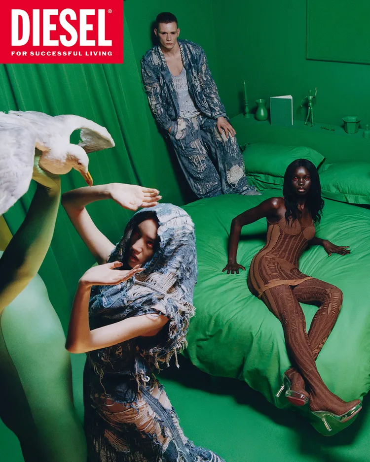 Diesel春夏系列持續替招牌牛仔風格帶來變化。品牌提供